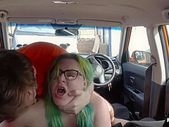 British bbw publicly fucked in car before eating cumshot