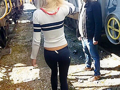 Blonde Teen Likes The Big Cock