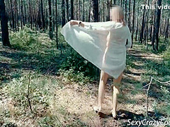 Tiffany Fucks In The Public Forest And Naked Walk