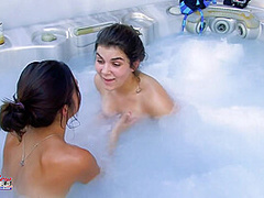 Jizz In Exciting Tub - High Definition Lesbian Xozilla Porn Movies