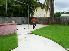 Black Slut Gets Properly Fucked Outdoors - Adrian Maya