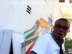 Interracial Nurse Threesome Sex Making Out