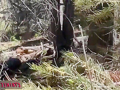 Mrsv Swallows Bbc Nut While On Hiking