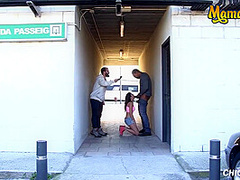 Max Cortes, Chica S And Frida Sante - Petite Latina Babe Fucks Bbc In Public
