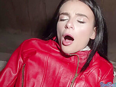 Pickedup euro publicly fucked before sucking cock in duo