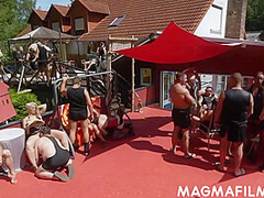 Nasty Swingers Fucking Outdoors