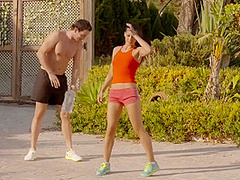 Stunning Girl In Outdoor Action - Pound Hard Fuck With Choky Ice And Alexa Tomas