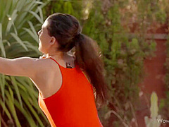 Stunning Girl In Outdoor Action - Pound Hard Fuck With Choky Ice And Alexa Tomas