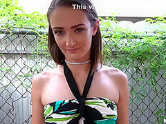 Andi Rye And Brick Danger In Gives A Handjob In Public Before Sex