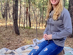 Little Whore Gets Fucked In The Woods!!!