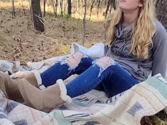 Little Whore Gets Fucked In The Woods!!!