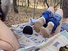 Little Whore Gets Fucked In The Woods!!!