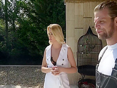 Horny Serbian Blonde Served Her Plumber With Deep Throat Bj And Hard Anal Ride