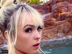 Lilly Bell - Sexy Blonde Got Her Hairry Pussy Stuffed By A Thick Cock