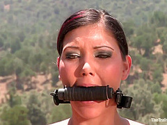 Two Juicy Brunettes Like Being Treated Like A Sex Slaves