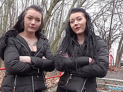Real Sister Stopped On The Street For Indecent Proposals - Sandra Zee And Lady Zee