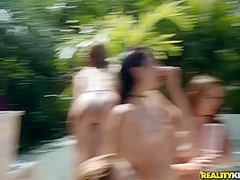 J Mac, Mandy Muse And Brandi Bae - A House Party Ends Up With Doggystyle Penetration