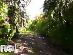 Brick Danger And Ava Harper - Tiny Redhead Takes Dick In Park