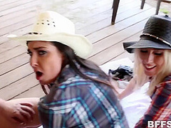 Country Girl With Hairy Pussy Wants To Squat On Hard Massive Dick