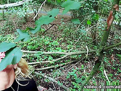 Fit XXX Sandy in Naughty Fuck Date For Harleen Van Hynten In A Public Park