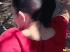 Funny Spanish Whore Bonks With Cop For Gasoline Trip