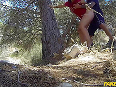 Funny Spanish Whore Bonks With Cop For Gasoline Trip