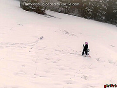 Snowboard Student And Older Woman 1