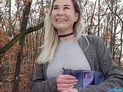 European babe pickedup for blowjob and pussyfucking