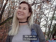 European babe pickedup for blowjob and pussyfucking