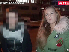 Booty Busty Milf Loves To Ride Cock In German Taxi With Pornfighter Long John