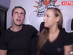 Booty Busty Milf Loves To Ride Cock In German Taxi With Pornfighter Long John