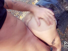 Rubina & Andy Star in Needy Old German Milf Rubina Fucked In Public - KINK