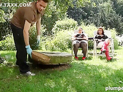 Fatties Take Care Of Submissive Gardner