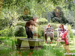 Fatties Take Care Of Submissive Gardner