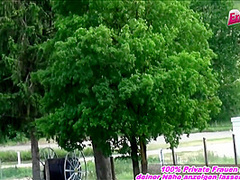 Car Blowjob And Outdoor Sex With Redhead German Teen