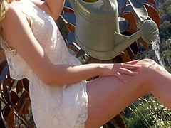 Mouth-watering Naked Teen Showing Young Tight Pussy