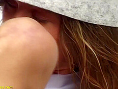 public mountain snow anal party