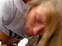 public mountain snow anal party