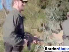Cute Brunette Teen Fucked By Horny Blonde And Big Cock Officer Outdoor 7 Min