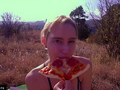 A Pick-up Artist In Nature Took Off A Beauty And, Having Pulled Off He