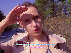 A Pick-up Artist In Nature Took Off A Beauty And, Having Pulled Off He