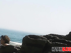 Summer Day - Sexy Beach Nudists Enjoy The Hot On Voyeur Cam