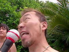 Pool Side Blowjob Competition With Many Young Jav Cock Suckers