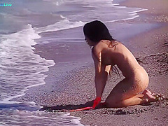 Exotic Beauty Gets Her Orgasms At The Beach With Mya Diamond