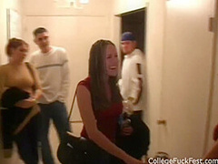 Toga party whore fucked doggystyle