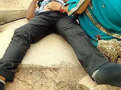 Outdoor Risky Public Sex With Wife On Forest Saree Fuck Queensonali