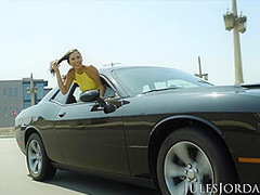 Nympho Gives Road Head Before She Fucks A Bbc With Prince Yahshua And Gianna Dior