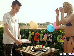 Hot Stepmom Birthday Buttfuck With Cherry Kiss
