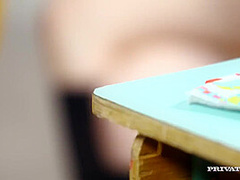 Brunette Student Allows Her Teacher To Dive Into Her Slit - Rebecca Volpetti