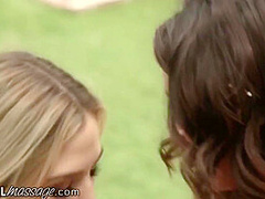 Blair Williams And Ashley Adams In Gets A Summer Massage By Bff